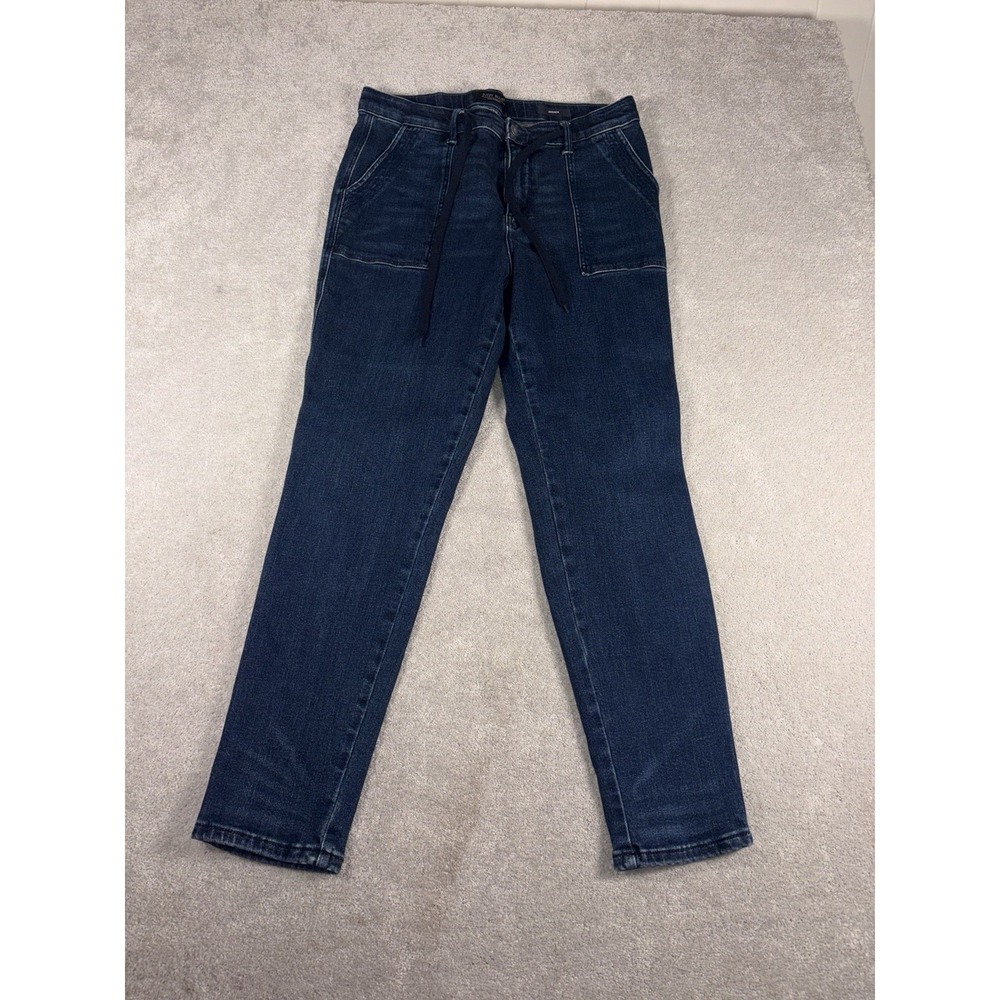 Judy Blue Jeans High Rise‎ Straight Jogger Jeans Womens 15/32 Stretch Dark Wash